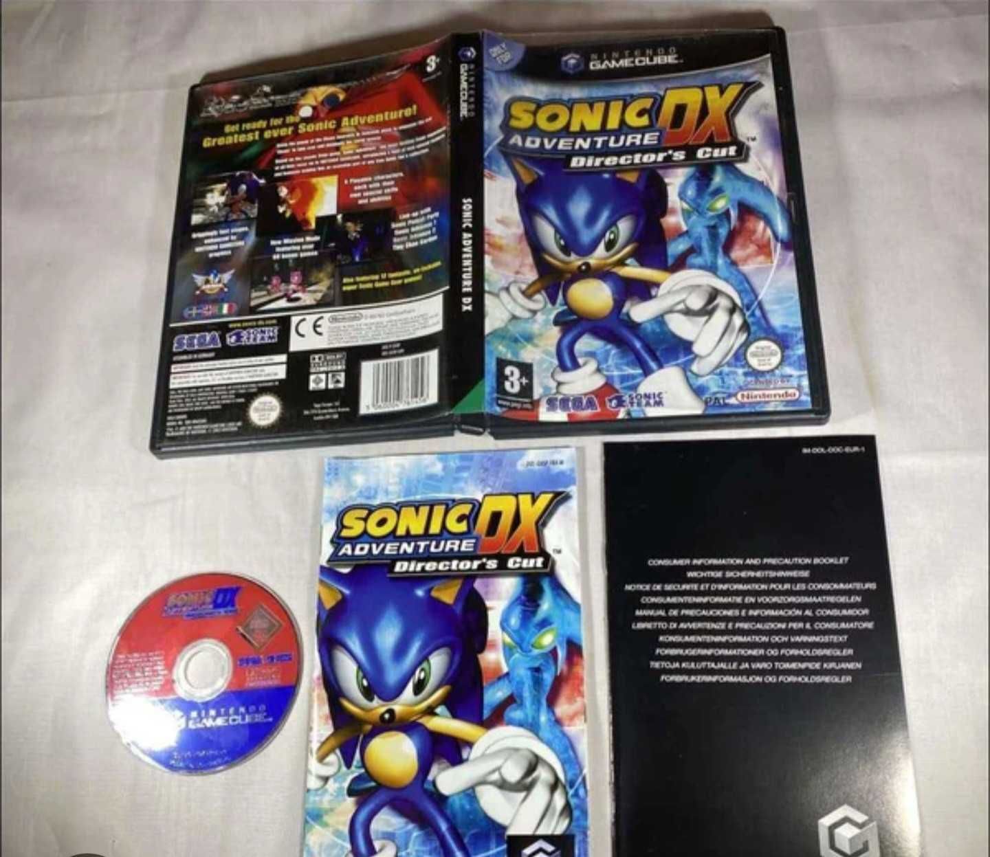 SONIC ADVENTURE DX director's cut  versão PAL