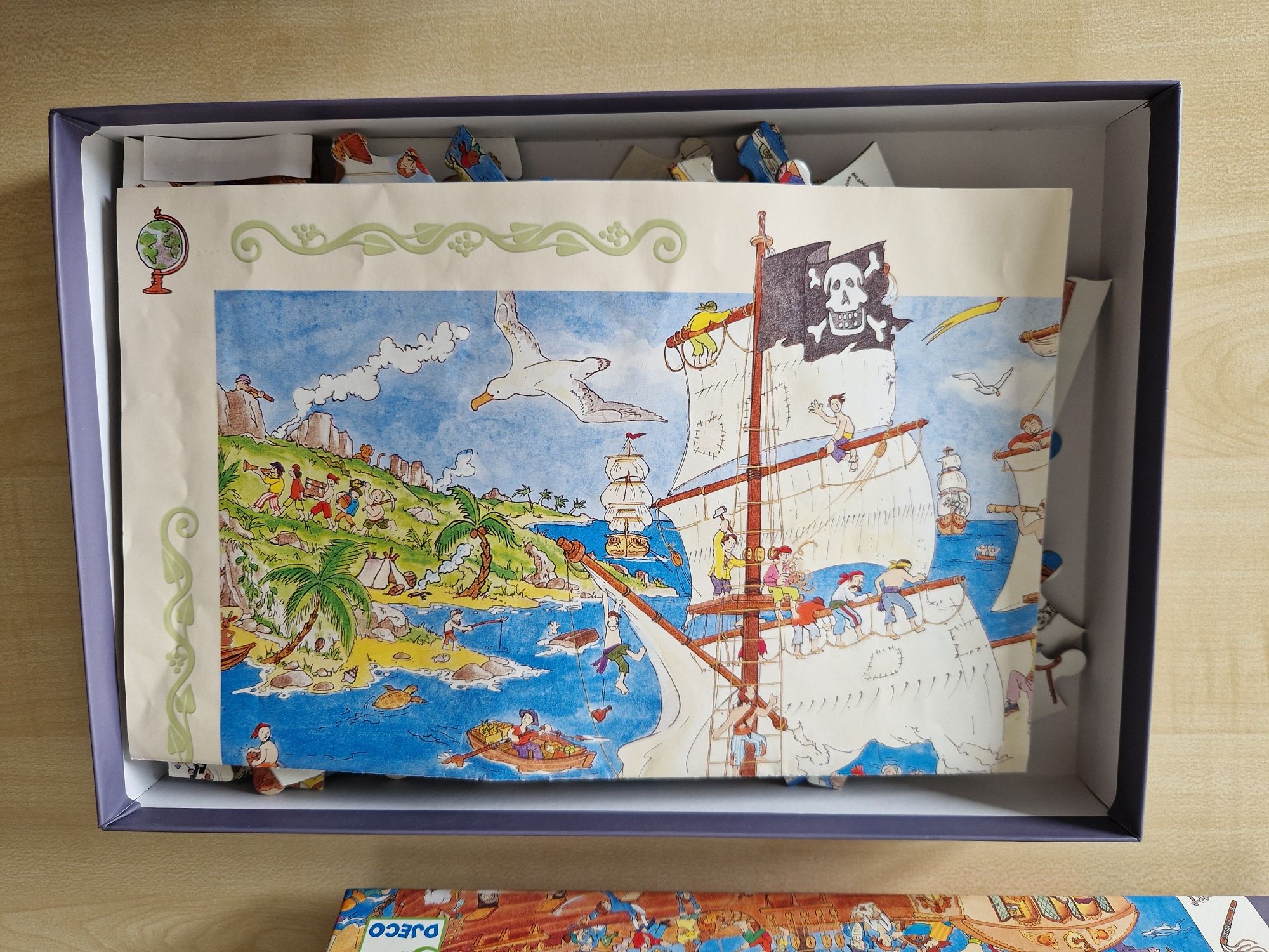 Puzzle Djeco Piraci 100 elementów 5+