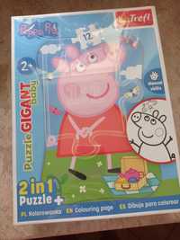 Nowe puzzle dla dzieci Peppa