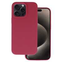 Silicone Lite Case Do Iphone 14 Pro Bordowy