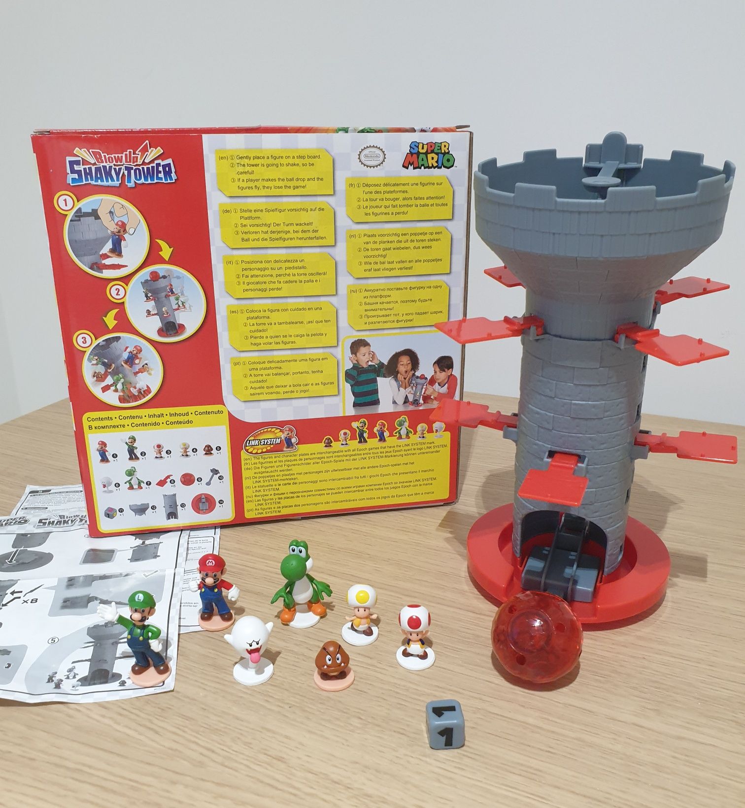 Gra zręcznościowa SUPER MARIO Rozchwiana wieża