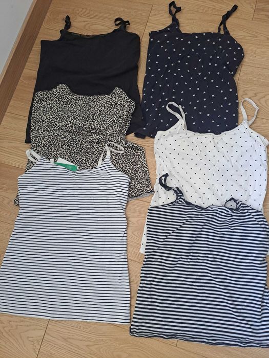 Komplet topow h&m do karmienia piersia m koszulki bluzki