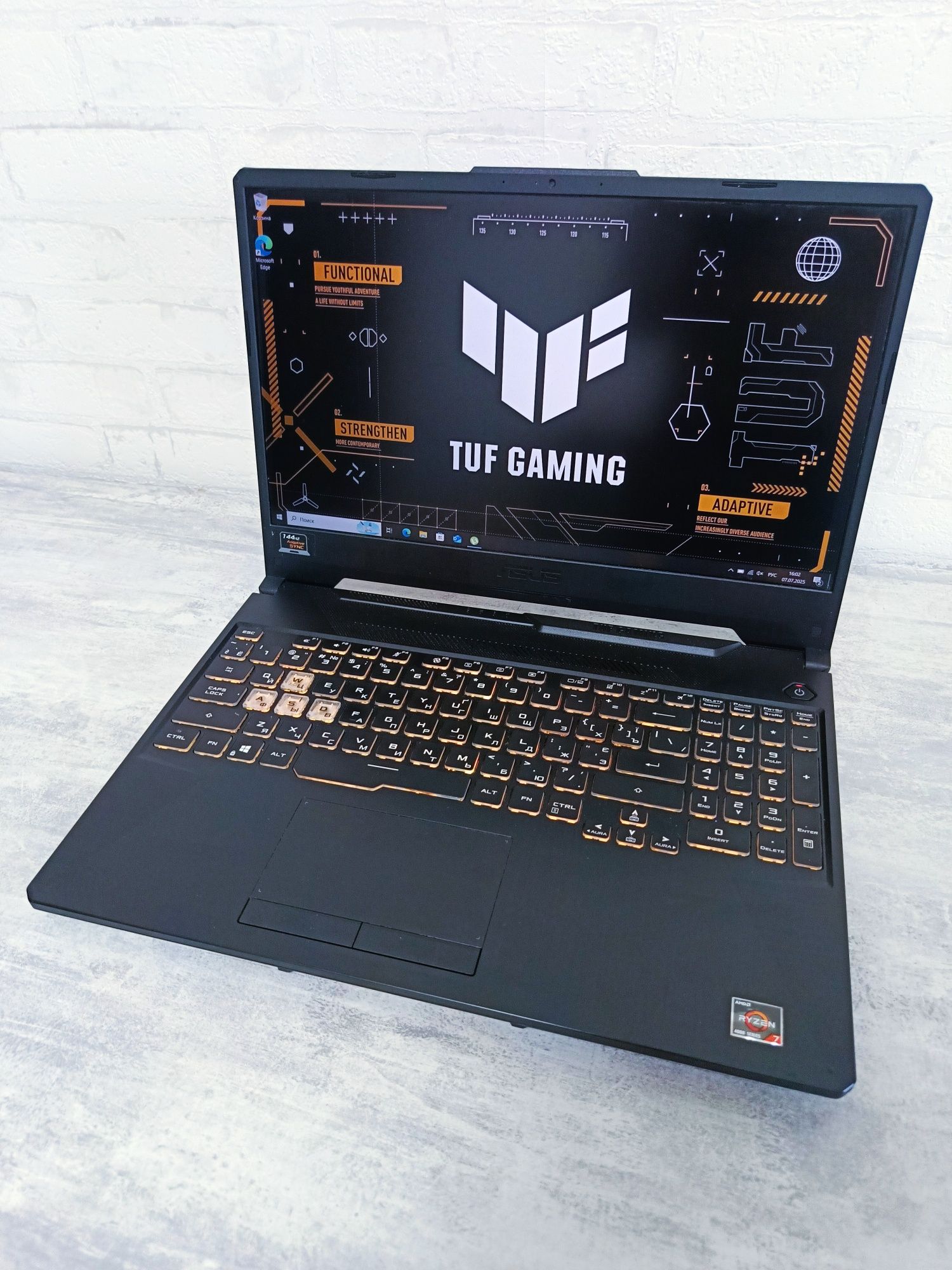Игровой Asus TUF Ryzen 7 4800H/RTX 2060/RAM 16/SSD