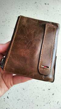 Чоловічий шкіряний гаманець, гаманець подарунок для чоловіків