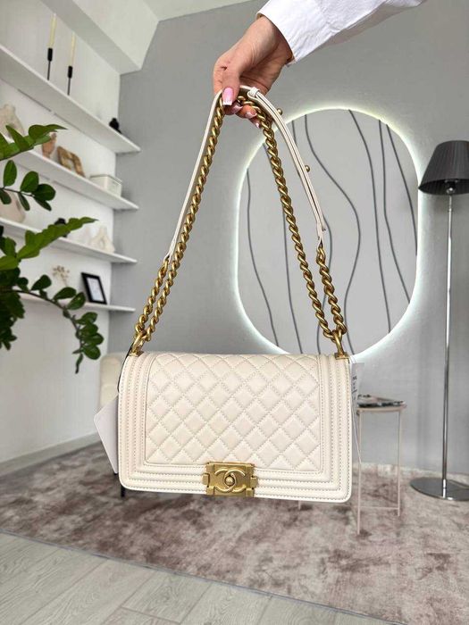 сумочка  Chanel Boy Beige Gold
Арт. P10162