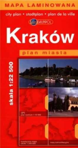 Plan Miasta EuroPilot. Kraków laminat - praca zbiorowa
