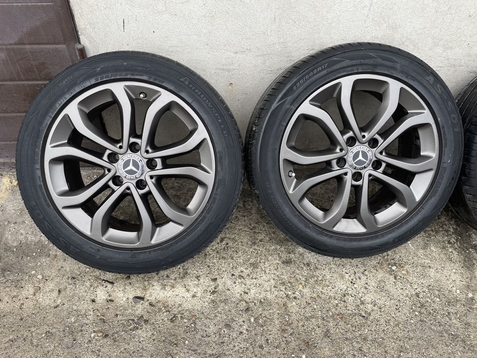 (12)Koła, Felgi 5x112 17” Oryginał Mercedes W205, B klasa CZUJNIKI