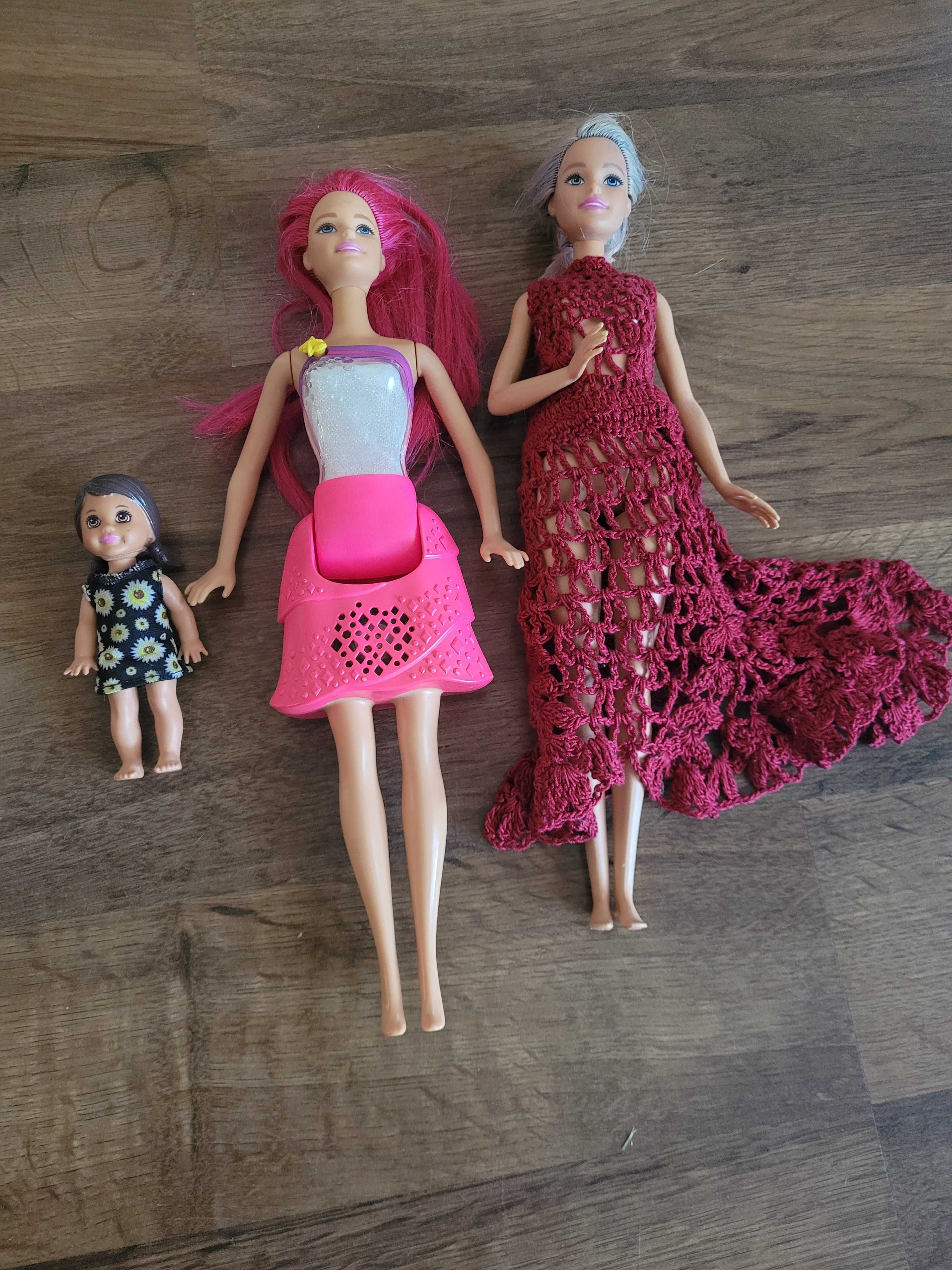 lalki barbie 3szt.