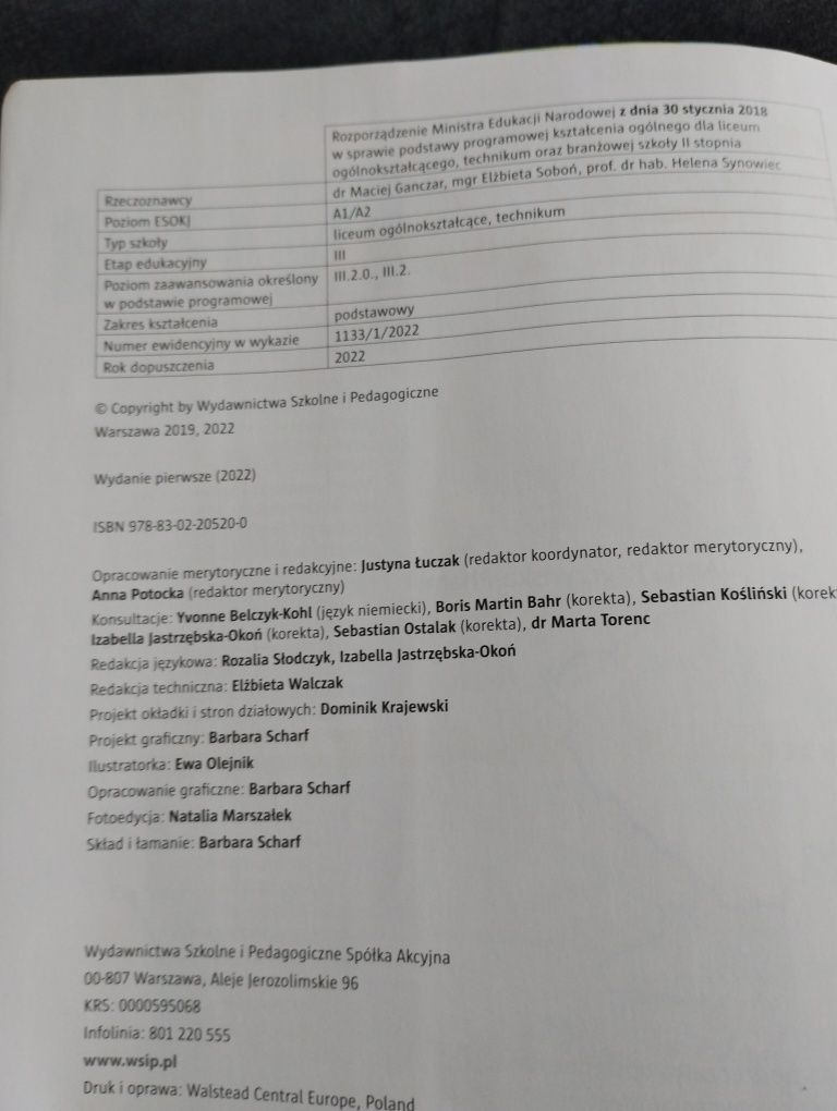 Effekt Neu 1 podręcznik do języka niemieckiego
