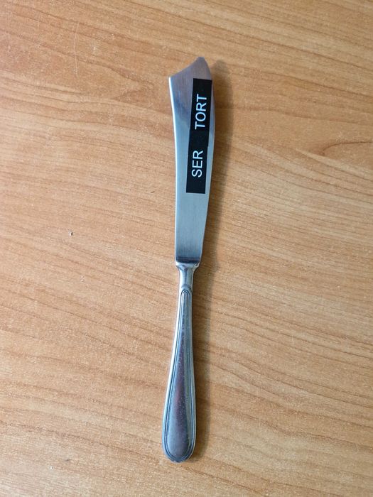 Nóż do sera/tortu 24 cm stal nierdzewna