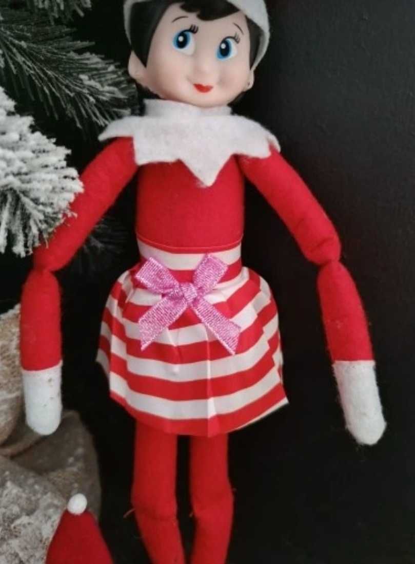 Elf on the shelf spódniczka dla lalki