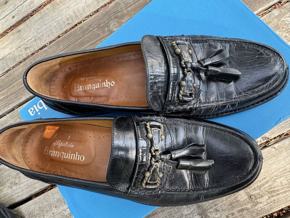 Итальянские кожаные туфли 43 размер