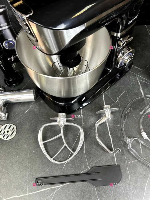 НЕМЕЦКИЙ Кухонный комбайн Rainberg RB-8080 3в1 /5.5 л/ 4200 Вт ЧЕРНЫЙ