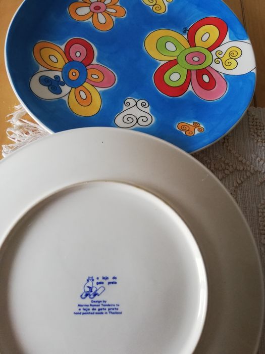 Pratos de louça GATO PRETO