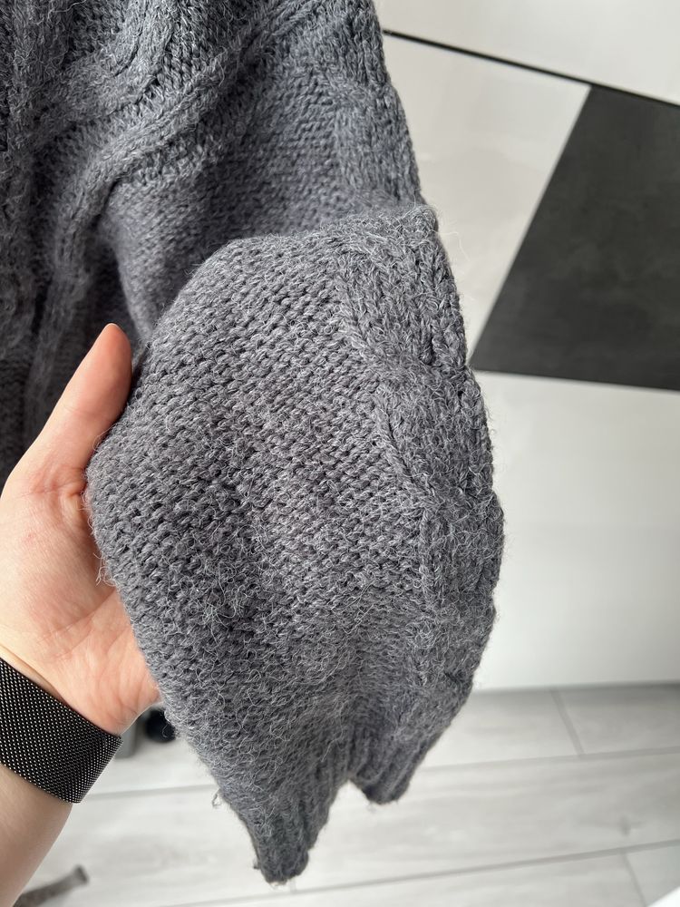 Damski szary sweter sweterek Esmara M/40/42