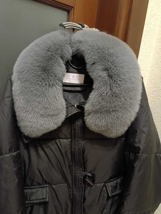 Куртка жіноча дута з відстібним воротніком р. L