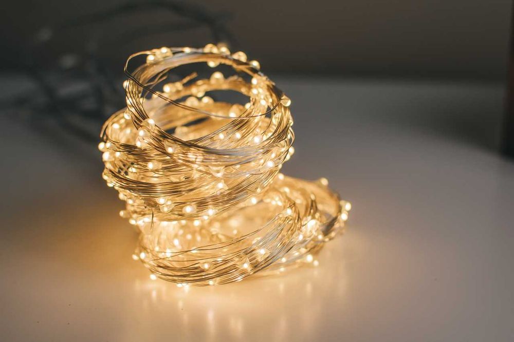 Нова Гирлянда гірлянда штора тепло-білий колір 3x2 3х3 з пультом