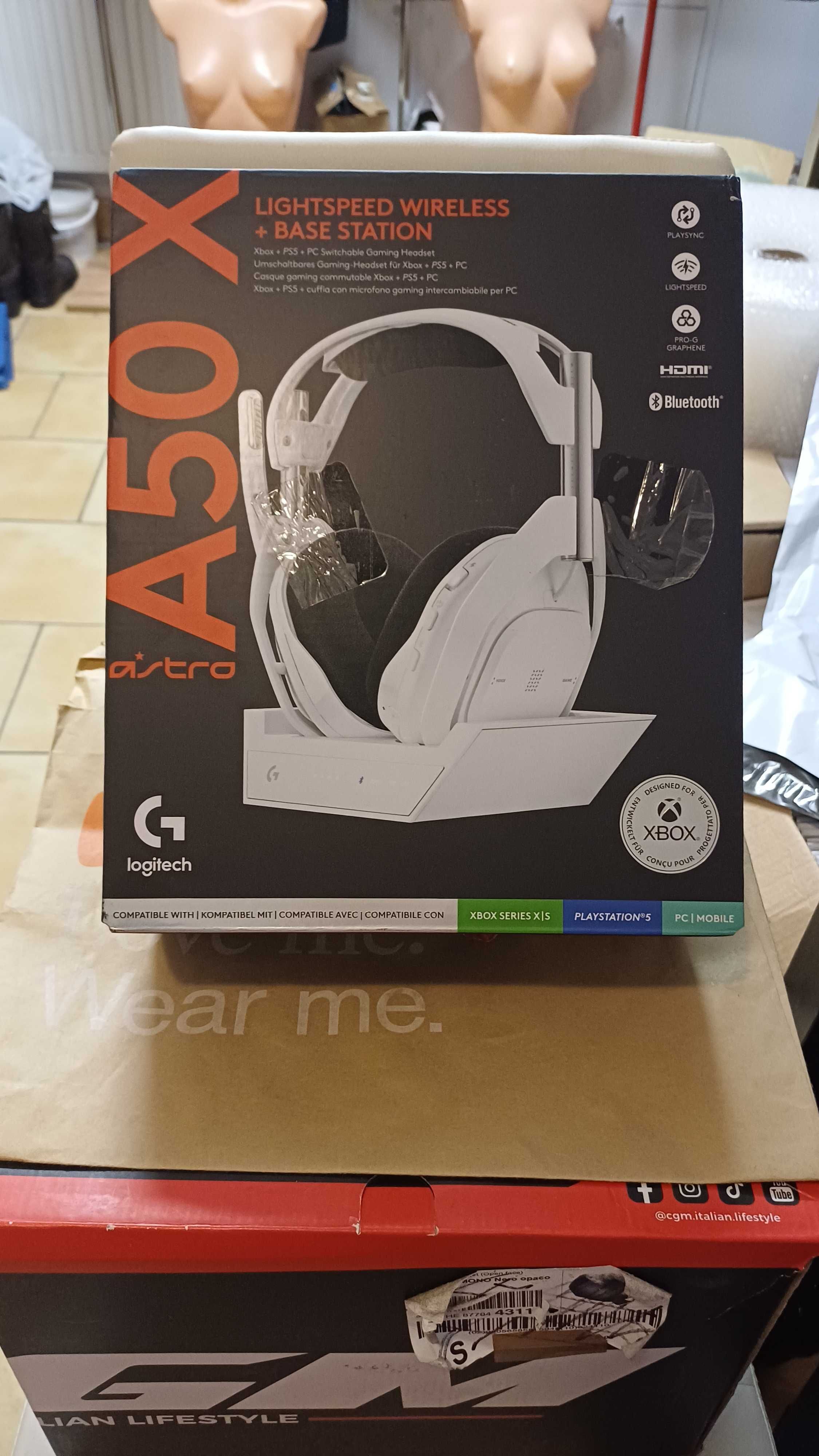 Słuchawki Logitech Astro A50 X Biały.