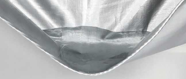 PLANDEKA 2x6 Wzmacniana Srebrna WODOODPORNA Gruba MOCNA Okryciowa UV