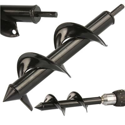 Świder do ziemi sadzenia gleby na wiertarkę 8x30cm