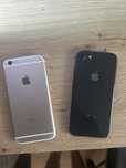 Iphone 7czarny(zablokowany) + Iphone 6s złoty (nie włącza sie)