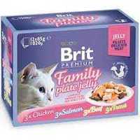 Brit Premium Family Plate Jelly Сімейна тарілка в желе 12*85 гр