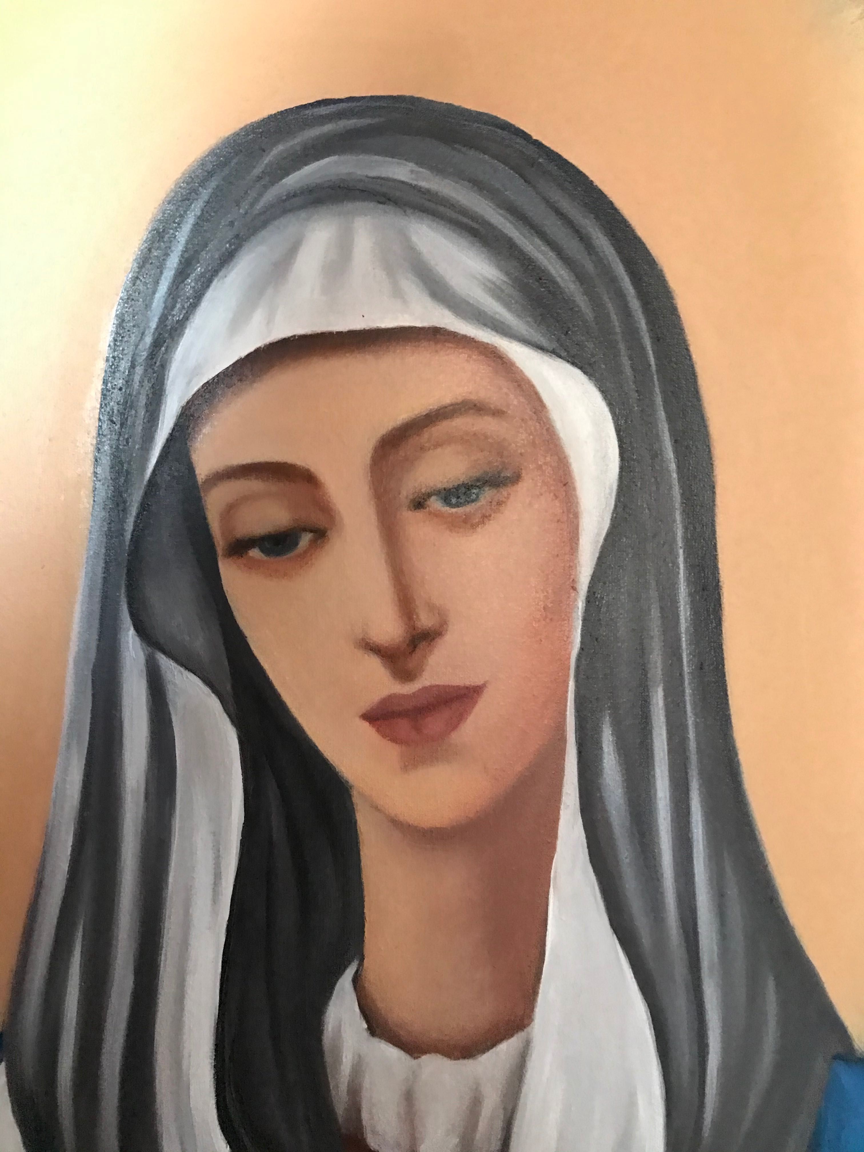 Картина маслом Образ Матір Божа