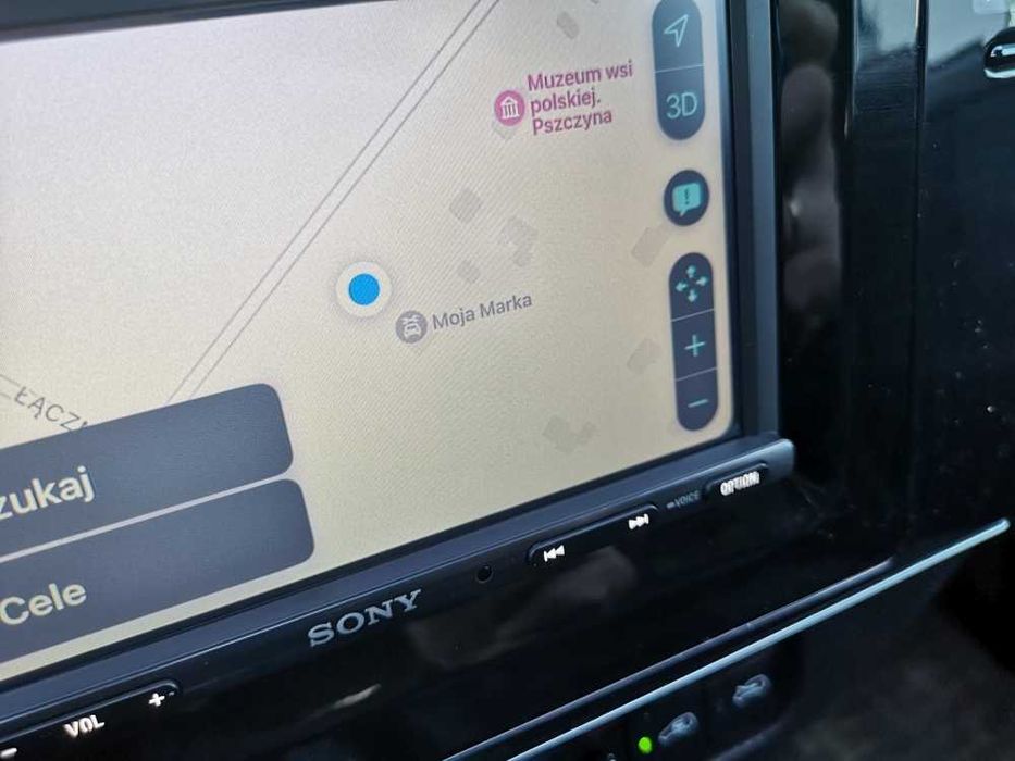 Nawigacja 2din SONY z Android Carplay Toyota Auris Corolla z montażem