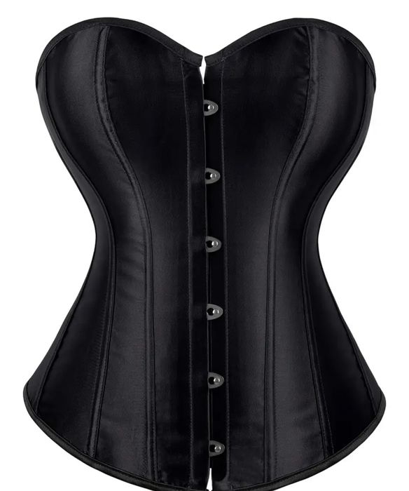 Жіночий вінтажний корсетний топ - регульована шнурівка спереду