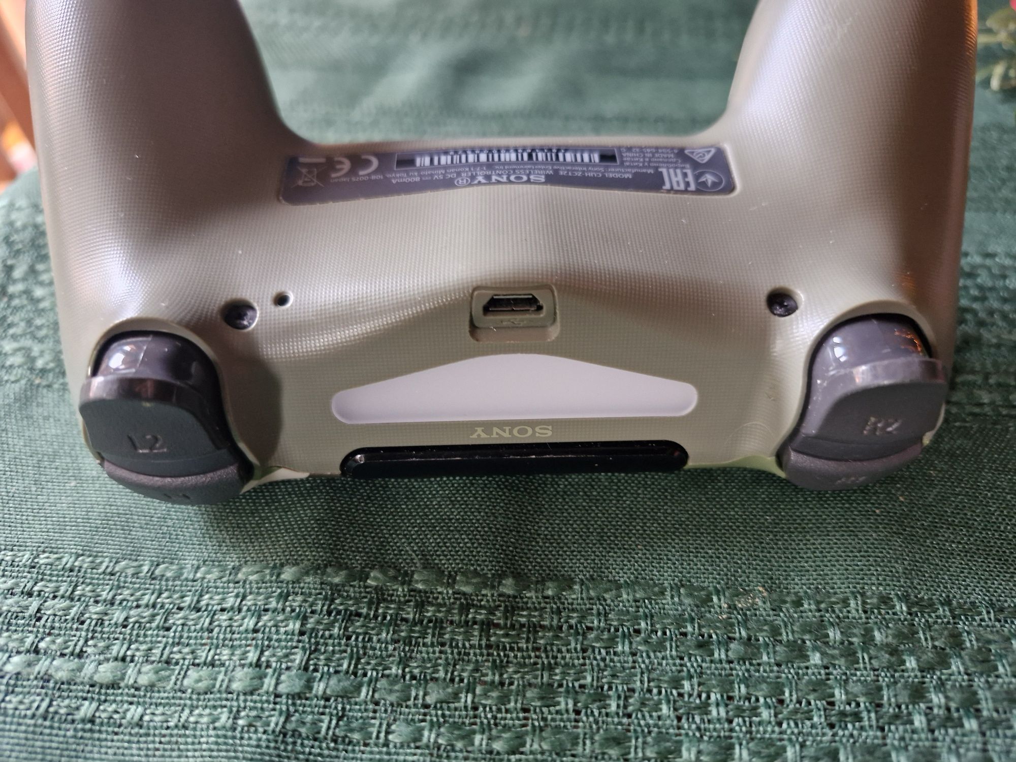 Kontroler PS4 dualshock V2 zielony Camo