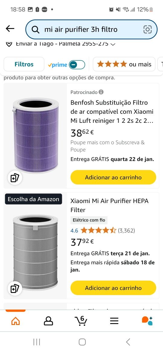 Purificador de ar Xiaomi