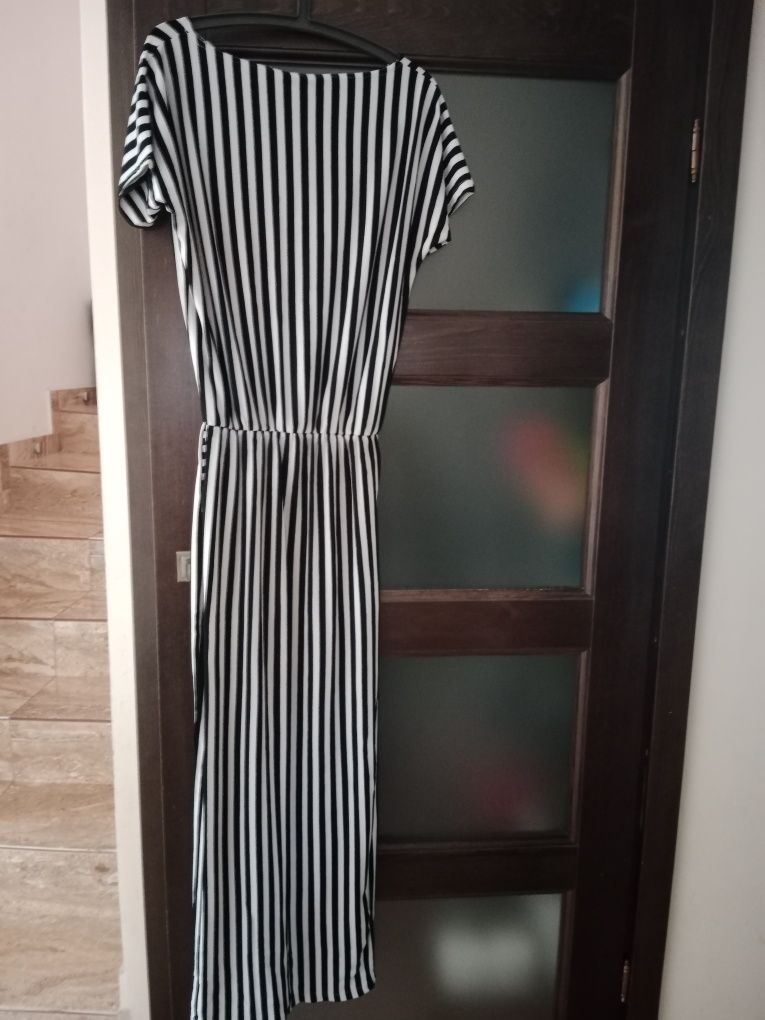 Sukienka w paski pionowe, nowa rozmiar L -XL ,100% bawełna