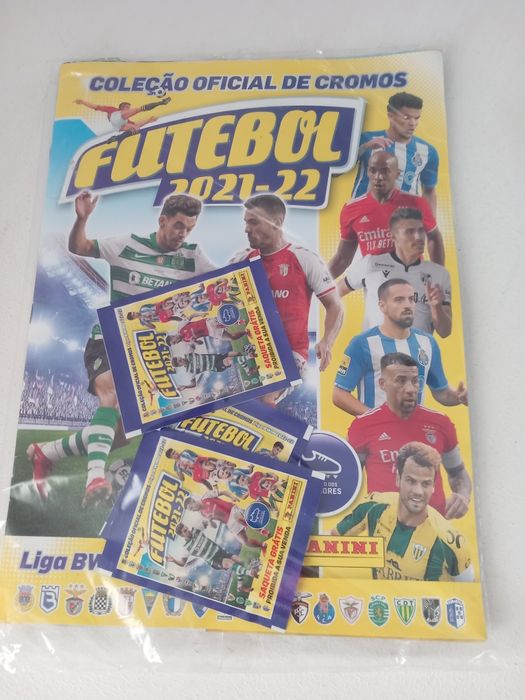 Caderneta de cromos de futebol nova