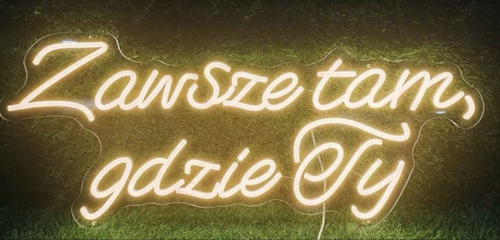 Neon Wesele Zawsze tam gdzie Ty