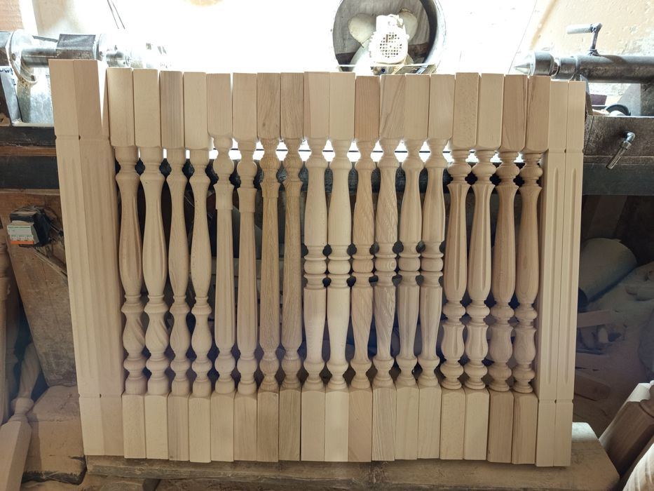 Дерев'яні перила. Сходи. Балясини .ВИРОБНИК!