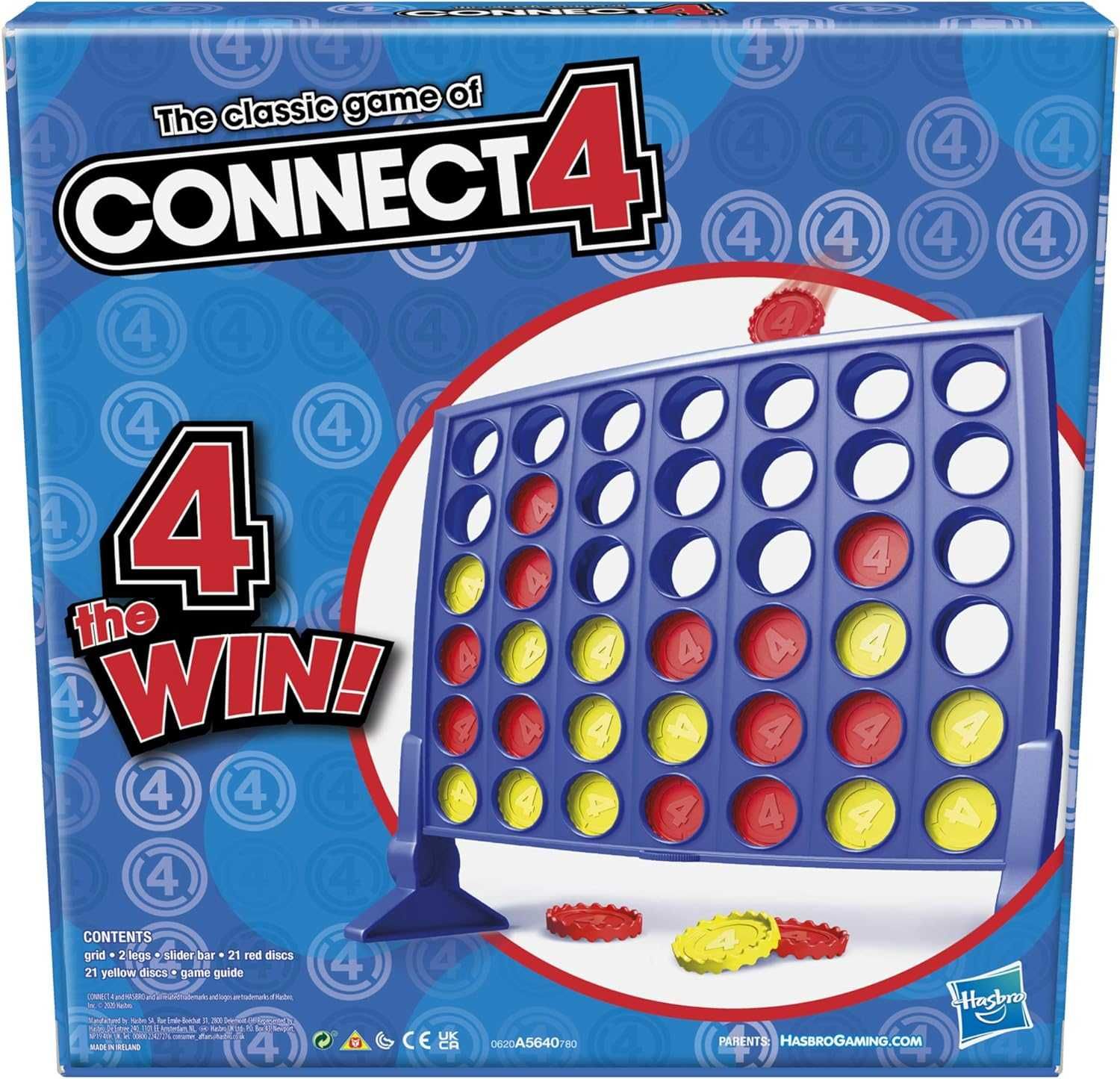 Настольная игра собери 4-ку в ряд Hasbro Gaming CONNECT 4 Classic