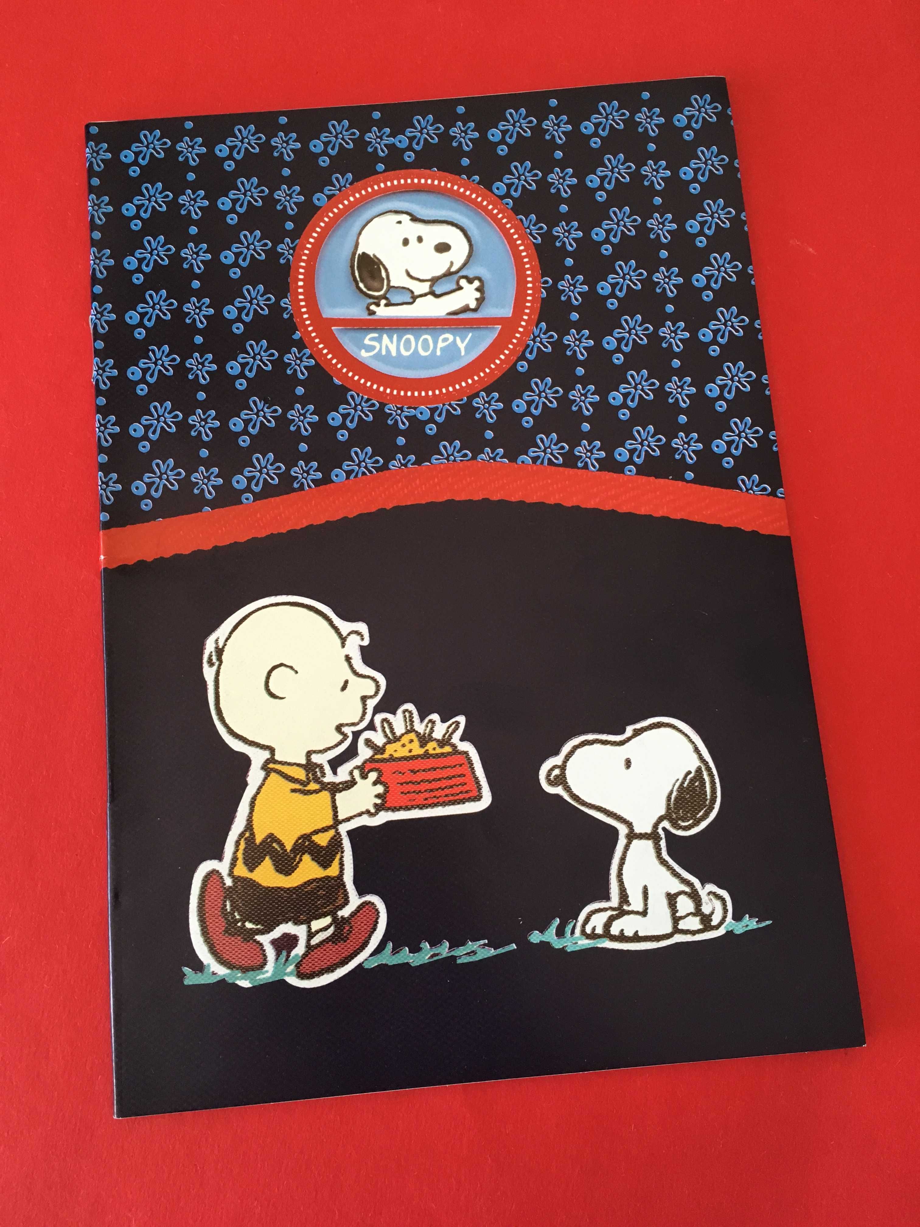 Caderno do Snoopy Anos 90 da Firmo - Novo