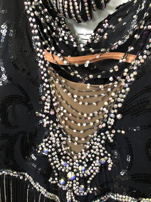 Sukienka latino S/M, występowa, jive, chacha, rumba