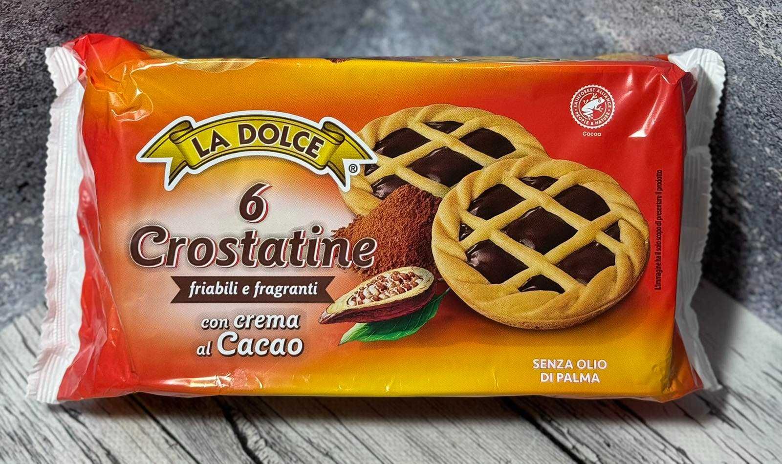 Печиво La dolce пісочне з какао або абрикосовим джемом 6*40 г 240 г