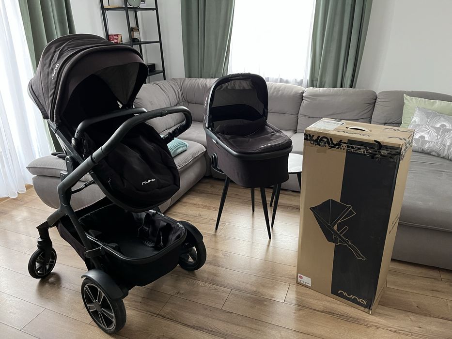 Wózek podwójny nuna demi grow rok po roku dla rodzeństwa