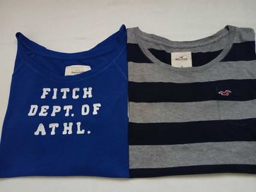Hollister, A&F zestaw 2 szt t-shirt bluzka damska M