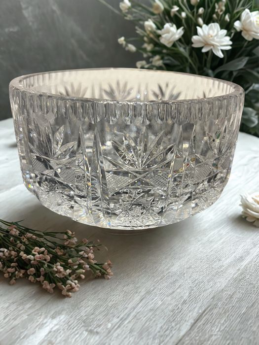 Półmisek szklany kryształowy stan idealny