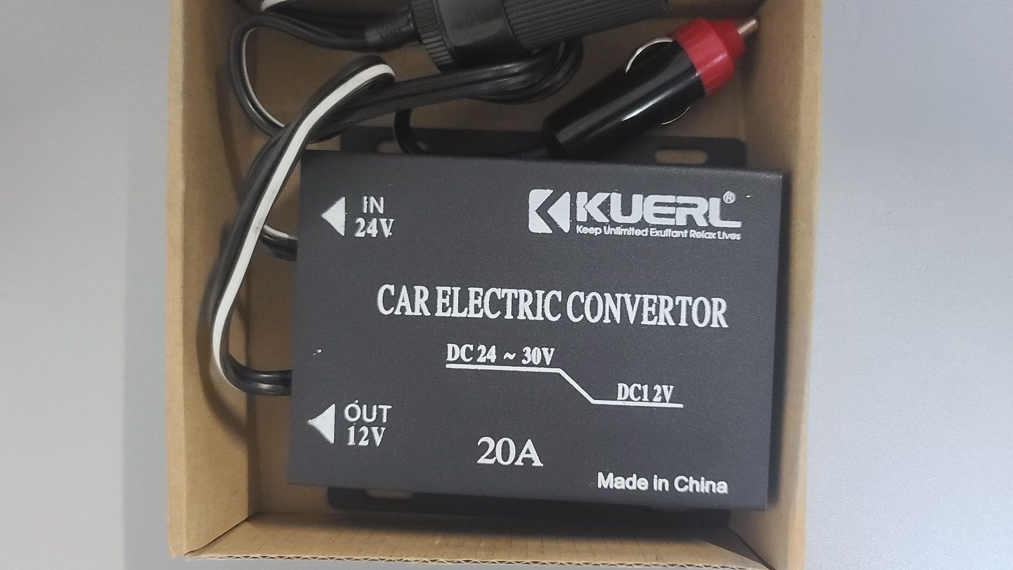 Перетворювач гапруги DC/DC 24v-12v 20A