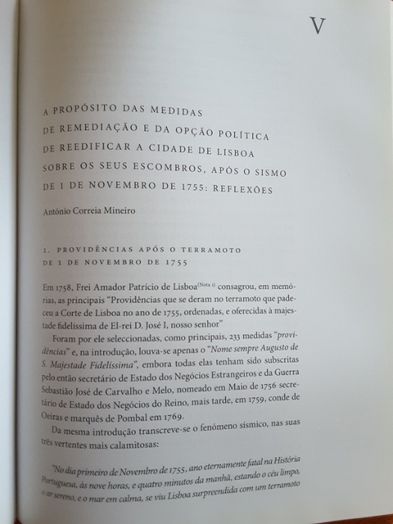 Terramoto 1755 / Homens de Outros Tempos