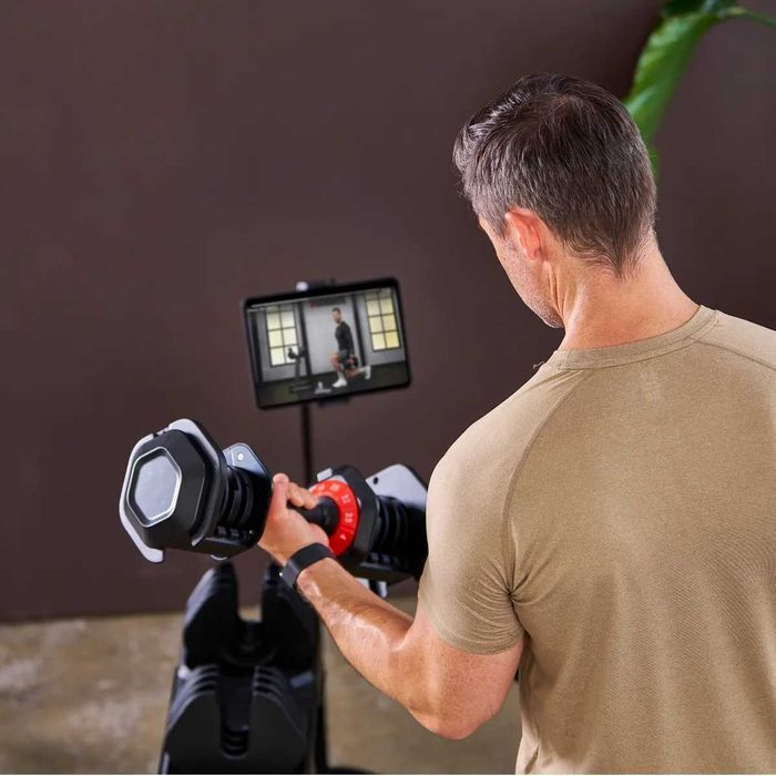 Zestaw hantli systemowych ze stojakiem 2 x 25 kg HAMMER STRONGLOCK 4.0