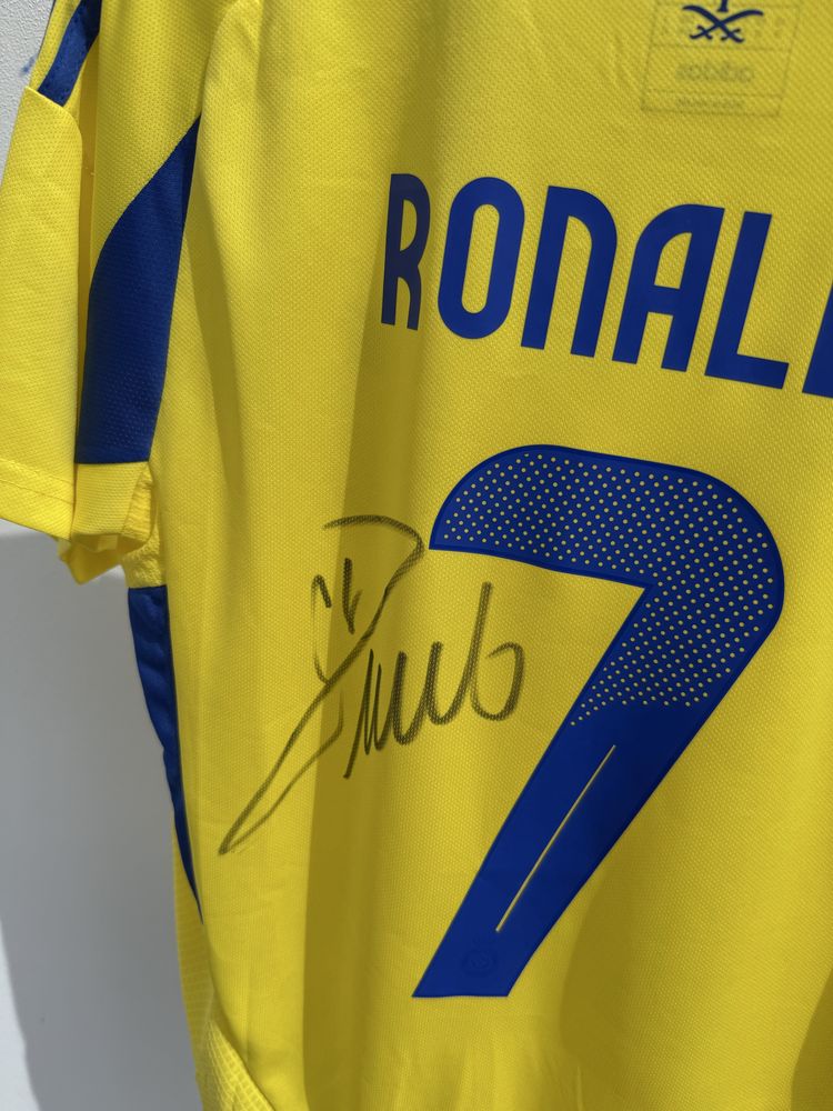 Camisola Ronaldo Alnassar autografada