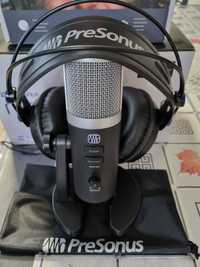 Mikrofon studyjny Presonus Revelator z efektami+słuchawki HD7 Presonus