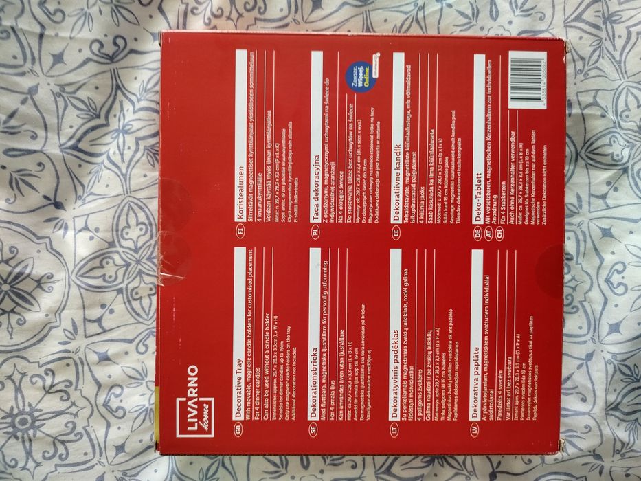 Świecznik adwentowy livarno świąteczny