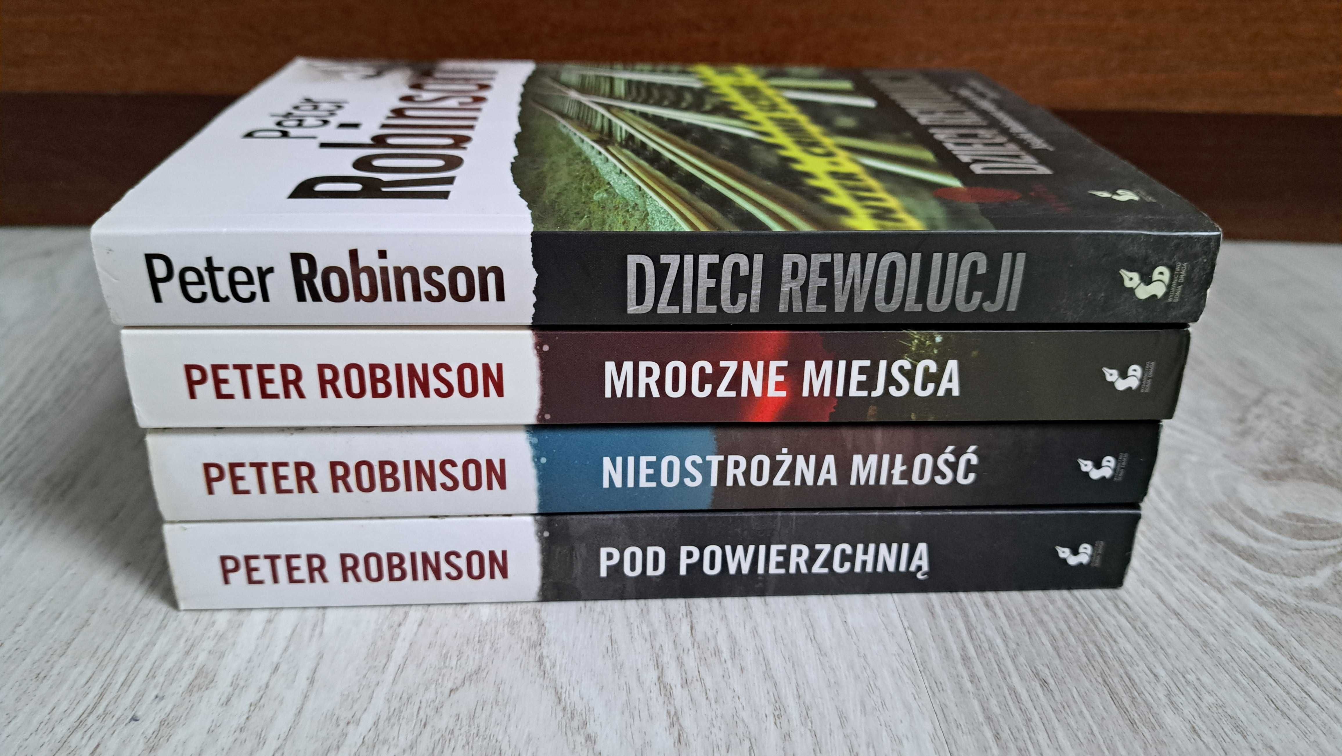 4x Peter Robinson Pod powierzchnią Mroczne miejsca Dzieci rewolucji