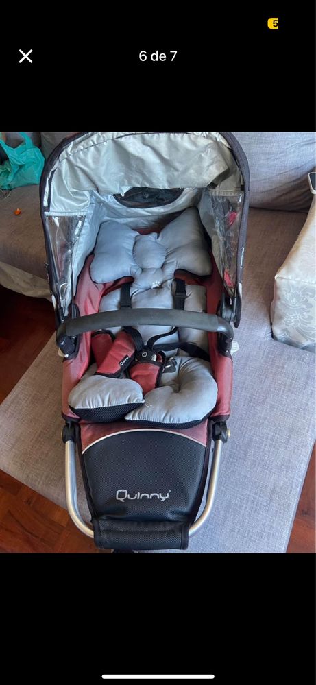 Carrinho ovo e base isofix